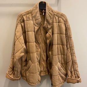 NWT free people dolman quilted jacket